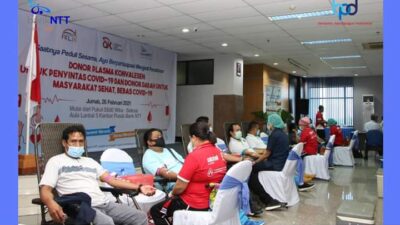 Aksi Kemanusian Bank NTT Berhasil Sumbang 98 Kantong Darah