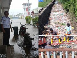 Drainase Rusak, Banjir dan Sampah Meluap di Area Bandara Aroebusman Ende