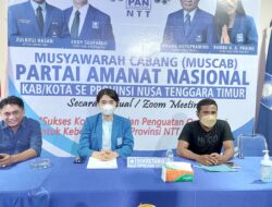 Besok, DPW PAN NTT Gelar Muscab di 12 Kabupaten dan Kota