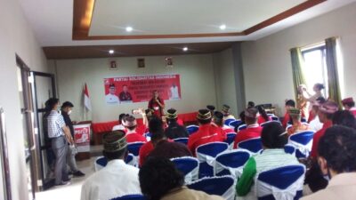 Lantik DPD Manggarai, Plt. Ketum PSI Nyatakan Siap Bertarung di Pilpres 2024