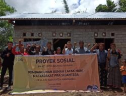 PK-177 Arunika Naraya Resmikan Bantuan Rumah Layak Huni di Manggarai dan Mabar