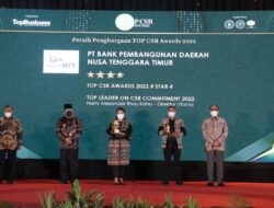 Berhasil Jalankan Program CSR, Bank NTT Raih “TOP CSR Award Bintang 4”