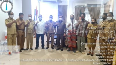 Bank NTT Atambua Gandeng Pemkab Belu dan Off Taker Sukseskan Program TJPS