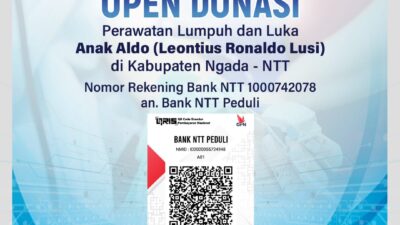 Bank NTT Buka Rekening Donasi untuk Aldo Lusi, Penderita Spinal Cord Injury