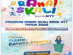 Ini Syarat dan Ketentuan Lomba Pidato Bahasa Inggris Program Ramai Skali Bank NTT