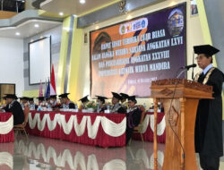 Lepas 884 Wisudawan, Unwira Diapresiasi Kepala LLDIKTI Sebagai Kampus Berdisiplin Tinggi