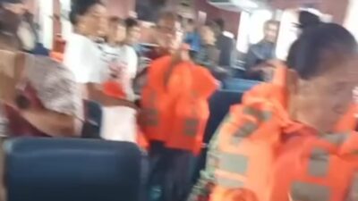 Kipas Angin Meledak, Penumpang Kapal Garda Maritim Rote-Kupang Panik