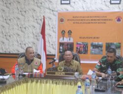 Bupati Kupang Gelar Rapat Evaluasi Penanganan Bencana Hidrometeorologi