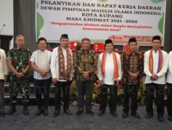 Sekda Fahrensy Funay Buka Rakerda dan Pelantikan Pengurus MUI Kota Kupang