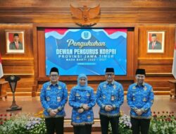 Ketum DKPN Lantik Dewan Pengurus Korpri Provinsi Jatim Periode 2022-2027