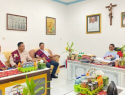 Bahas Pemberdayaan Ekonomi Umat, Dirut Bank NTT, Kepala OJK dan Kepala BI Bertemu Uskup Atambua