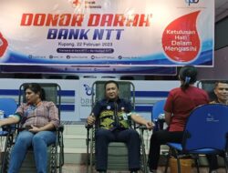 Bank NTT Persembahkan 100 Kantong Darah, Dirut Alex Bicara Karya Keselamatan Yesus