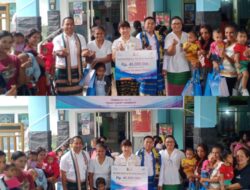 Valentine Day, Bank NTT Berbagi Kasih Bersama Baduta Stunting di Puskesmas Oepoi