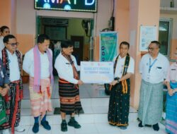 Bantuan Tempat Sampah dan Doa Tulus Pj Wali Kota Kupang untuk Bank NTT