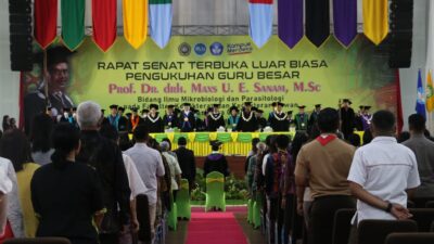 Rektor Undana Resmi Menyandang Gelar Profesor Tepat di HUT ke-58