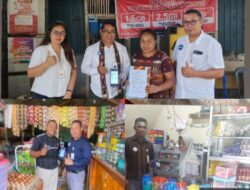 Bank NTT Lewoleba Distribusi Ratusan Mesin EDC untuk Agen Be Ju Bisa di Kabupaten Lembata