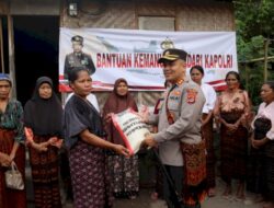 Kapolri Listyo Sigit Kirim Bantuan Kemanusiaan 50 Ton Beras untuk Warga NTT