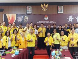 Dipimpin Melki Laka Lena, Partai Golkar NTT Serentak Daftarkan Bacaleg ke KPU