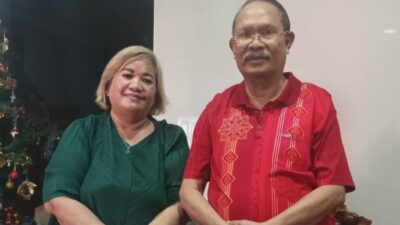 Caleg DPR RI Adolfina Koamesakh Minta Restu Mantan Wali Kota Kupang Daniel Adoe