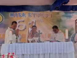 Vikjen KAK Pimpin Perayaan Ekaristi Syukur Dies Natalis ke-61 SMAK Giovanni Kupang