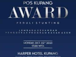 Sukses Hadirkan Program Kakak Asuh, Bank NTT Dianugerahi Pos Kupang Award Peduli Stunting 