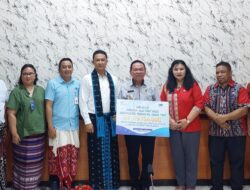 Lewat Program CSR, Bank NTT Danai Pembangunan Jalan Menuju Destinasi Wisata di Kabupaten Kupang