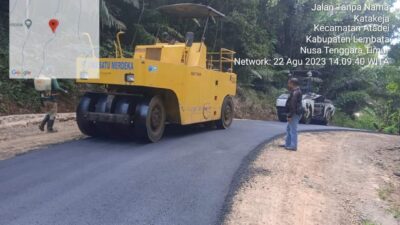 Sebut Jalan yang Dibangun Sangat Bermanfaat, Warga Lembata: Terima Kasih Pemda dan PT 51 Merdeka