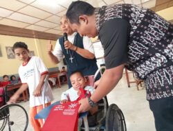 Bank NTT Cabang Ruteng Berbagi Kanal dengan Anak Panti Asuhan