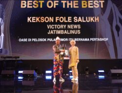Kekson Salukh Raih Best of The Best Anugerah Jurnalistik Pertamina Se-Indonesia
