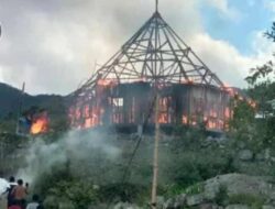 Breaking News: Satu Unit Rumah Gendang di Manggarai Hangus Terbakar