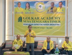 Melki Laka Lena Buka Kegiatan Golkar Academy, Ajang Penguatan Kapasitas Kader Partai Golkar NTT