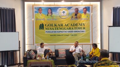 Golkar Academy Hadirkan Profesional dan Aktivis, Bicara Pencegahan Korupsi Hingga Isu Aktual NTT