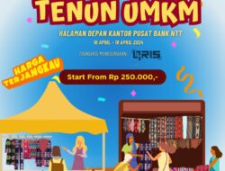 Temukan Tenun Impianmu di Bazar Tenun UMKM, Buka Setiap Sore di Depan Kantor Pusat Bank NTT