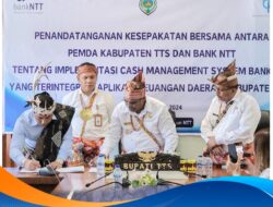 Pemda TTS dan Bank NTT Kerja Sama Pengelolaan Keuangan Desa dan SP2D Online