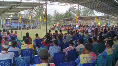 Ribuan Warga Sano Nggoang Hadiri Kampanye Laka Lena, Tokoh Adat: Melki-Johni Sapu Rata!