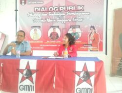 Hadiri Dialog Publik yang Digelar GMNI Kupang, Melki Laka Lena Paparkan Gagasan Cerdas Membangun NTT