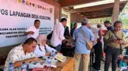 Menang Pilgub NTT, Melki Laka Lena Makan Nasi Kotak Bersama Penyitas Erupsi Lewotobi