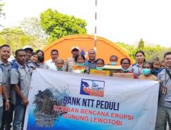 Bank NTT Bantu Korban Erupsi Gunung Lewotobi