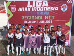 Rendu United Gemilang di Hari Pertama Liga Anak Indonesia U-12 di Kupang