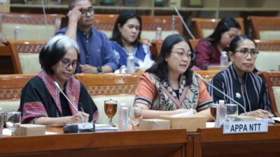 Proses Hukum Eks Kapolres Ngada Mandek, Asti Laka Lena dan APPA NTT Datangi DPR RI