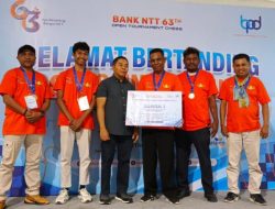 Tutup Turnamen Catur HUT ke-63 Bank NTT, Christofel Adoe: Selamat untuk Para Juara!