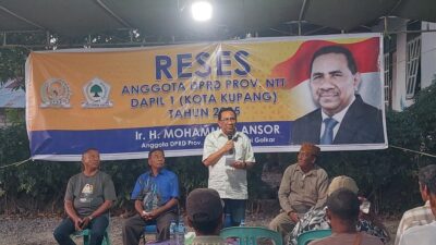 Anggota DPRD NTT Mohammad Ansor Jaring ‘Asmara’ Warga Sikumana Kota Kupang