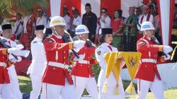 Paskibraka NTT Tampil Mempesona, Merah Putih Berkibar di Alun-alun Rumah Jabatan Gubernur