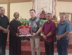 Wali Kota Kupang Hadiri Misa di Stasi Fransiskus Naimata, Serahkan Bantuan Rp 50 Juta