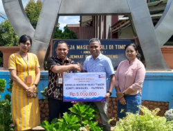 Bank NTT Cabang Ruteng Serahkan Bantuan Sound System kepada Jemaat GMIT Imanuel Ruteng