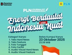 PLN Journalist Awards 2025 Dibuka, Ajang Apresiasi untuk Pewarta Penggerak Literasi Energi Nasional