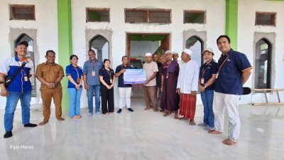 Sentuhan Kasih Bank NTT untuk Masjid Chairul Huda Konggang di Desa Nuca Molas Manggarai