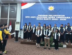 Jerry Sambuaga Lantik Pengurus DPD AMPI NTT, Anton Mahemba di Kursi Ketua