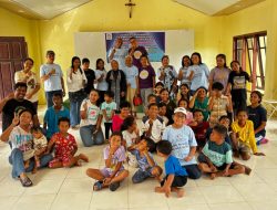 Berbagi Kasih Natal, IKABELA Kupang Hadirkan Sukacita bagi Anak-Anak Bhakti Luhur Baumata