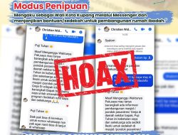 Waspada Akun Palsu Catut Nama Wali Kota Kupang